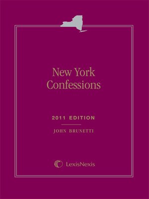 cover image of New York Confessions